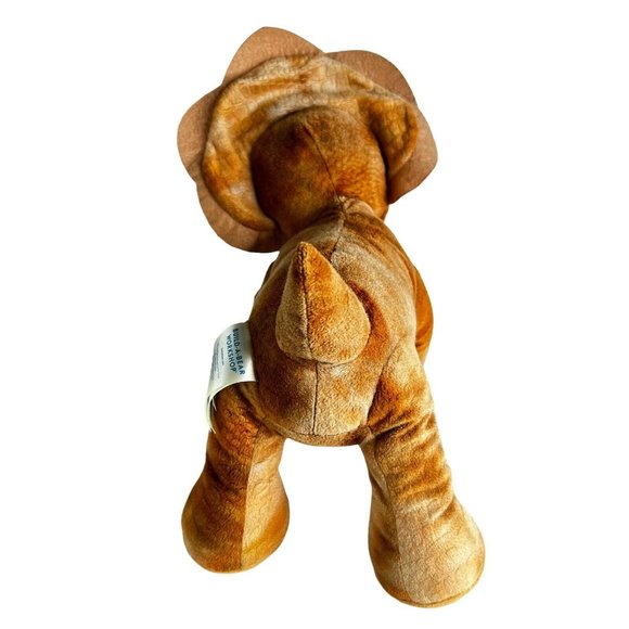 Build A Bear Triceratops Dinosaur 13” Tall Plush Brown Tan Stuffed Animal Toy - Picture 5 of 9